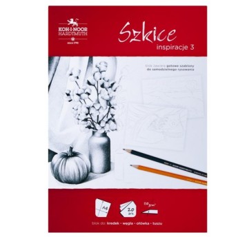 BLOK INSPIRACJE3 - SZKICE A4, 20 ARK.110 G.
