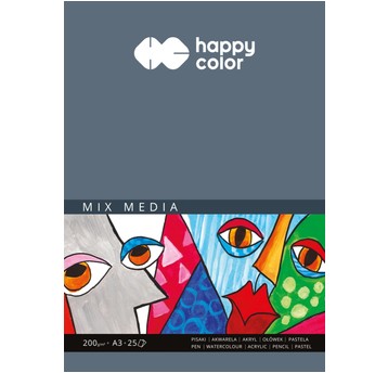 Blok MIX MEDIA, ART, A3, 25 ark, 200g 7835