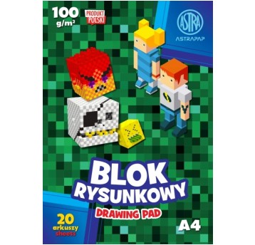 BLOK RYS. A4/20K ASTRAPAP 100g MINECRAFT A'10 3120