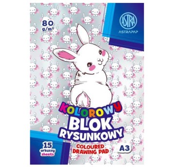 BLOK RYS KOLOR.BARWIONY W MASIE A3/15 80G A'10