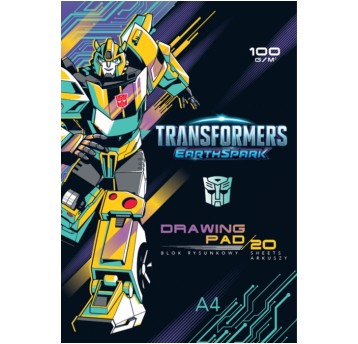 Blok rys TRANSFORMERS A4 100g 20 ark 2929 A'10