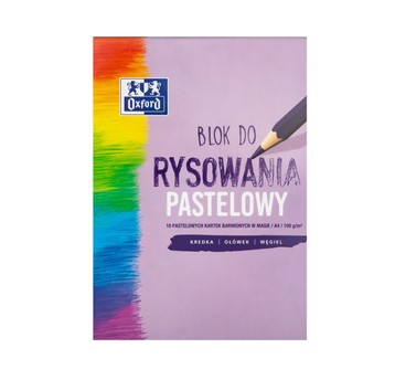 BLOK RYSUNK A4/10K KOLOR PASTEL OXF 400166081 A'20