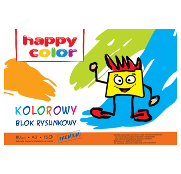 BLOK RYSUNKOWY A3/15K KOLOR 80G A'10 6637