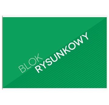 BLOK RYSUNKOWY A3/20K BIAŁY ECONOMY 60G A'10 5735