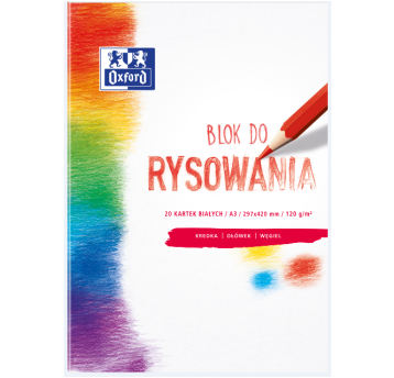 BLOK RYSUNKOWY A3/20K BIAŁY OXFORD A'10 400093197