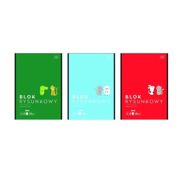 BLOK RYSUNKOWY A4/20K 100G BEBE KIDS 7358 A'10