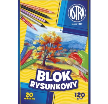 BLOK RYSUNKOWY A4/20K ASTRA 120G/M2 A'10 9687