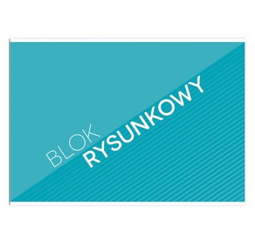 BLOK RYSUNKOWY A4/20K BIAŁY ECONOMY 60G A'10 5728