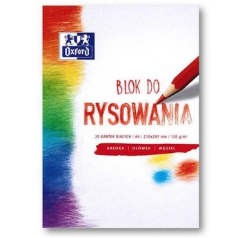 BLOK RYSUNKOWY A4/20K BIAŁY OXFORD 400093195 A"20