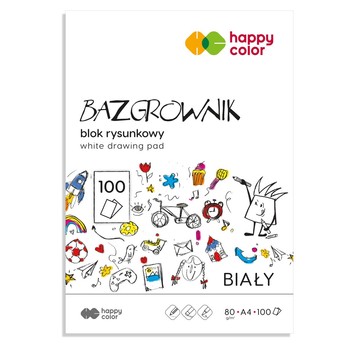 Blok rysunkowy Bazgrownik A4/100K 80g 3850
