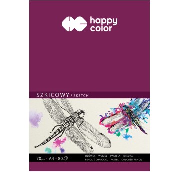 BLOK Szkicownik Ważka A5 80 ark 70gsm 3200