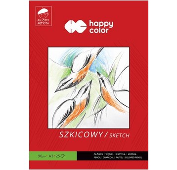 BLOK SZKICOWY MŁODY ARTYSTA A3/25K 90G 7729