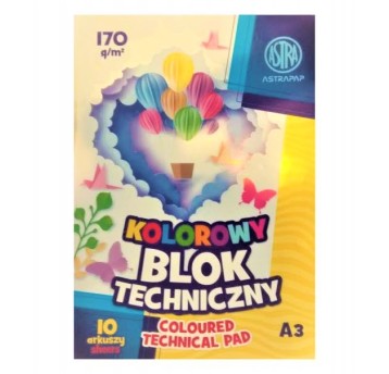 BLOK TECH.KOL.BARW. W MASIE A3/10K 170G 235 A'10