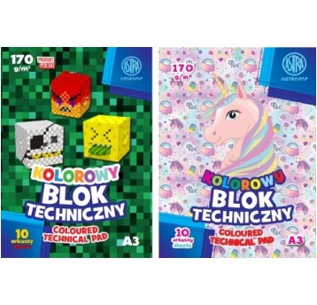 BLOK TECH. KOLOR.BARW W MASIE A3/10AR 170G"10 1143