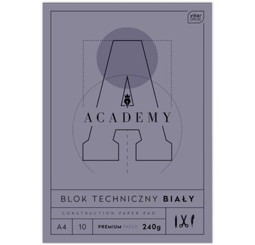 BLOK TECHNICZNY A4/10K 240G ACADEMY 1724 A'10