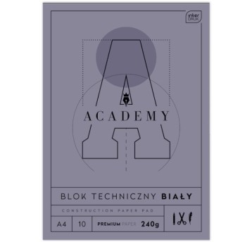 BLOK TECHNICZNY A4/10K 240G ACADEMY 1724 A'12