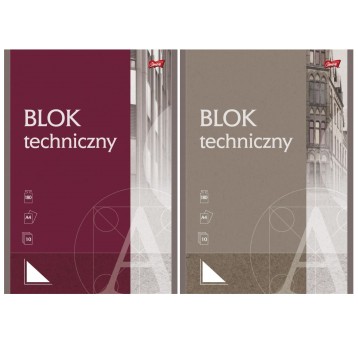 BLOK TECHNICZNY A4/10K BIAŁY 0002 A"10