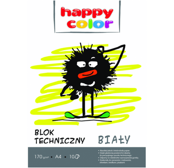 BLOK TECHNICZNY A4/10K BIAŁY A'20 6415