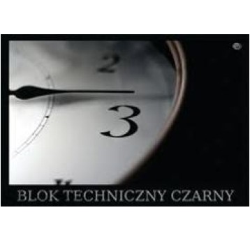 BLOK TECHNICZNY A4/10K CZARNY A'10 3720