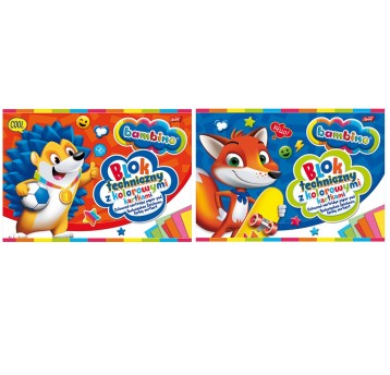 BLOK TECHNICZNY A4/10K KOLOR BAMBINO A'10 1567