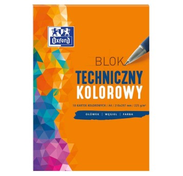 BLOK TECHNICZNY A4/10K KOLOR OXFORD 400093230 A'20
