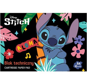 BLOK TECHNICZNY A4/10K STITCH 6474 A'10