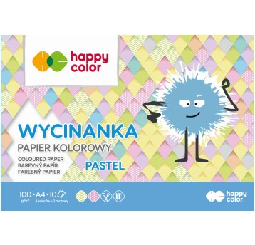 BLOK WYCINANKA A4/10ARK PASTEL 100G A'10 1501