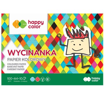 BLOK WYCINANKA A4/10K 100G HAPPY COLOR A'10 9508
