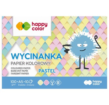 BLOK WYCINANKA A5/10ARK PASTEL 100G A'10 1495