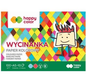 BLOK WYCINANKA A5/10K 100G HAPPY COLOR A'10 9492