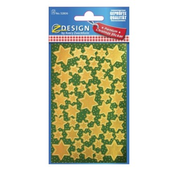 BŁYSZCZĄCE NAKLEJKI GWIAZDKI 52806