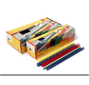 BO GRZBIETY PLAST. 6MM CZARNE 100SZT.