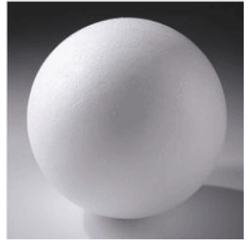 BOMBKA KULA B-12 STYROPIANOWA 12CM (6SZT) 0272