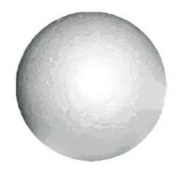 BOMBKA KULA STYROPIANOWA 10CM (12) 0265