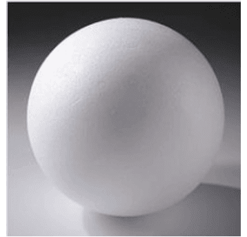 BOMBKA KULA STYROPIANOWA 6CM (12) 5642