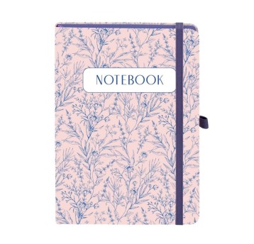Botanical A5 notes kratka kwiatowy 3875
