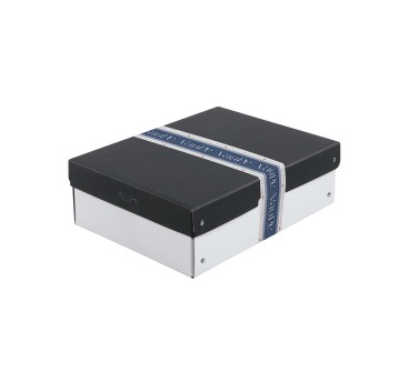 BOX DOMINO A4/100MM CZARNY-BIAŁY 2988