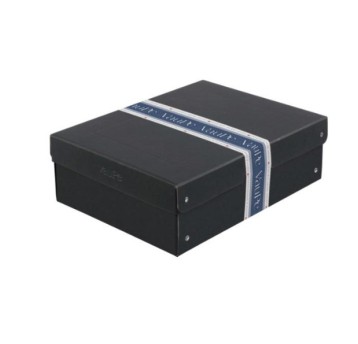 BOX DOMINO A4/100MM CZARNY-CZARNY 3060