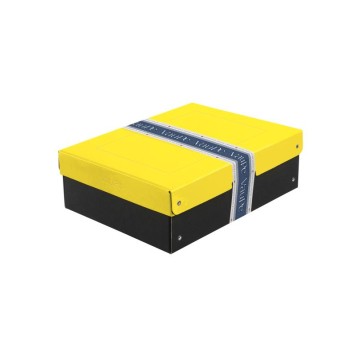 BOX DUO A4/100MM J.ŻÓŁTY- CZARNY 2902