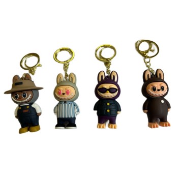 BRELOK GUMOWY FIGURKA LABUBU A"12 0395