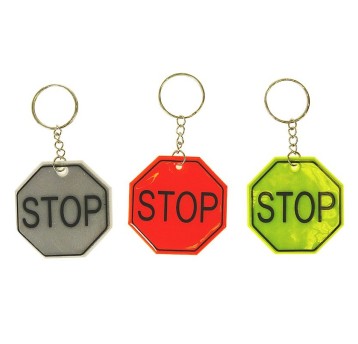 BRELOK ODBLASK ZNAK STOP 5CM PBH 8349 (12)