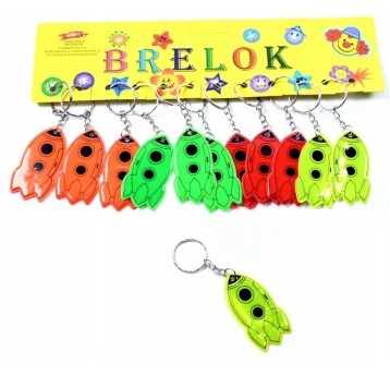 BRELOK ODBLASKOWY RAKIETA ZA KPL D42513 (12) 2186