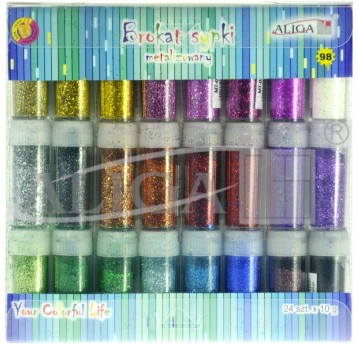 Brokat MT-0222(98)metal.10g.24 kol. 2743