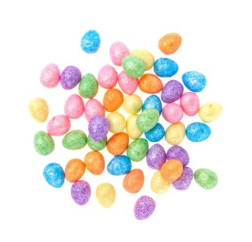 BROKATOWE JAJKA STYROPIANOWE 1,8CM 50 SZT. 1516