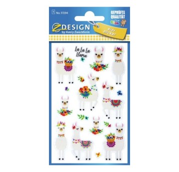 BROKATOWE NAKLEJKI ALPAKI 57294