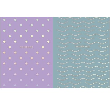 BRULION A5/80K KRATA KREMOWY PAPIER WAVES&DOTS