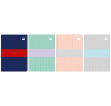 BRULION A5/96K KRATA Z GUMKĄ BLACK & BLUE PASTEL