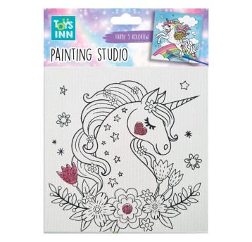 Canvas Unicorn kwiaty 7922