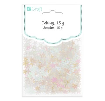 CEKINY - GWIAZDKI OPALIZUJĄCE 15 G 0294
