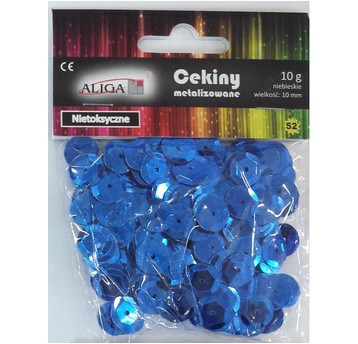 CEKINY METALIZOWANE NIEBIESKIE 5918